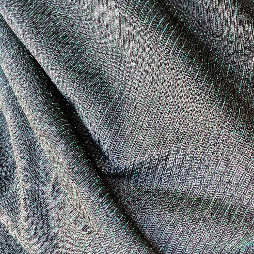 SAYLOR One-Shoulder Emerald Green Feather-Hem Dress - Picture 10 of 14